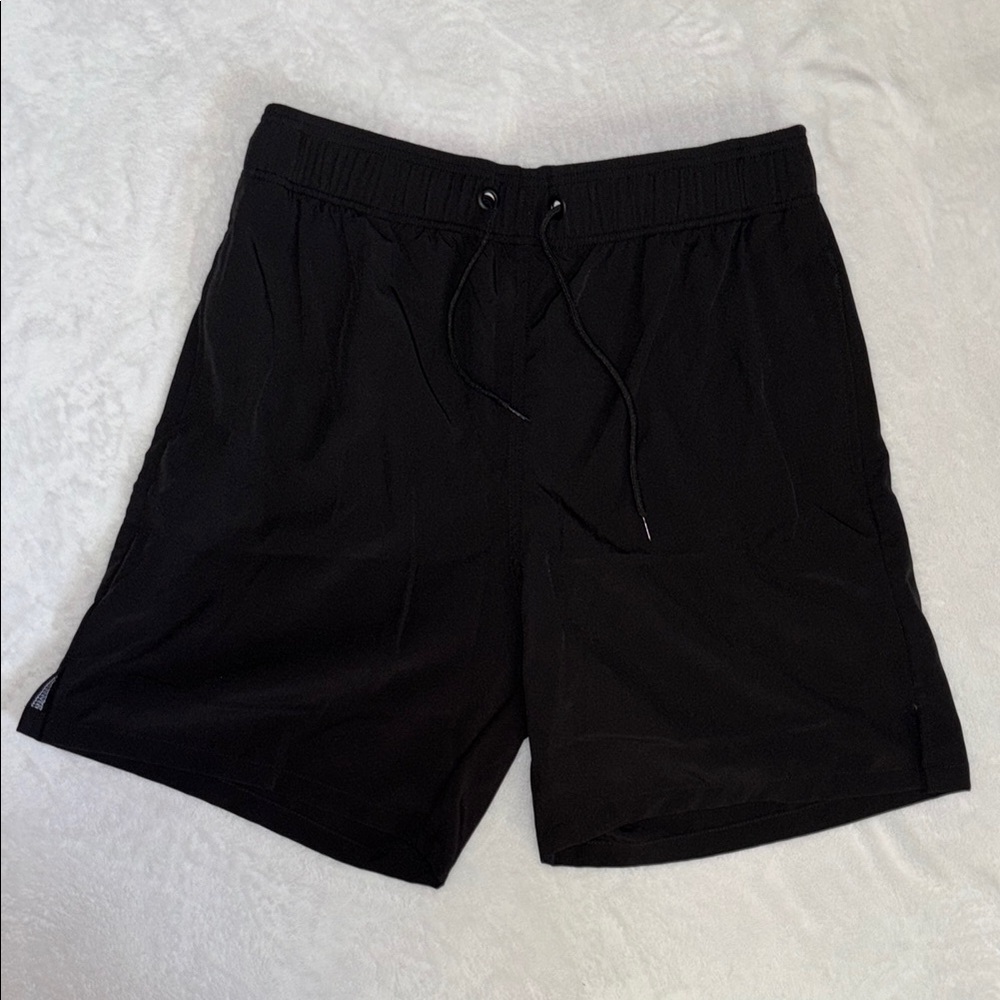 Men’s Black Drawstring swim Shorts